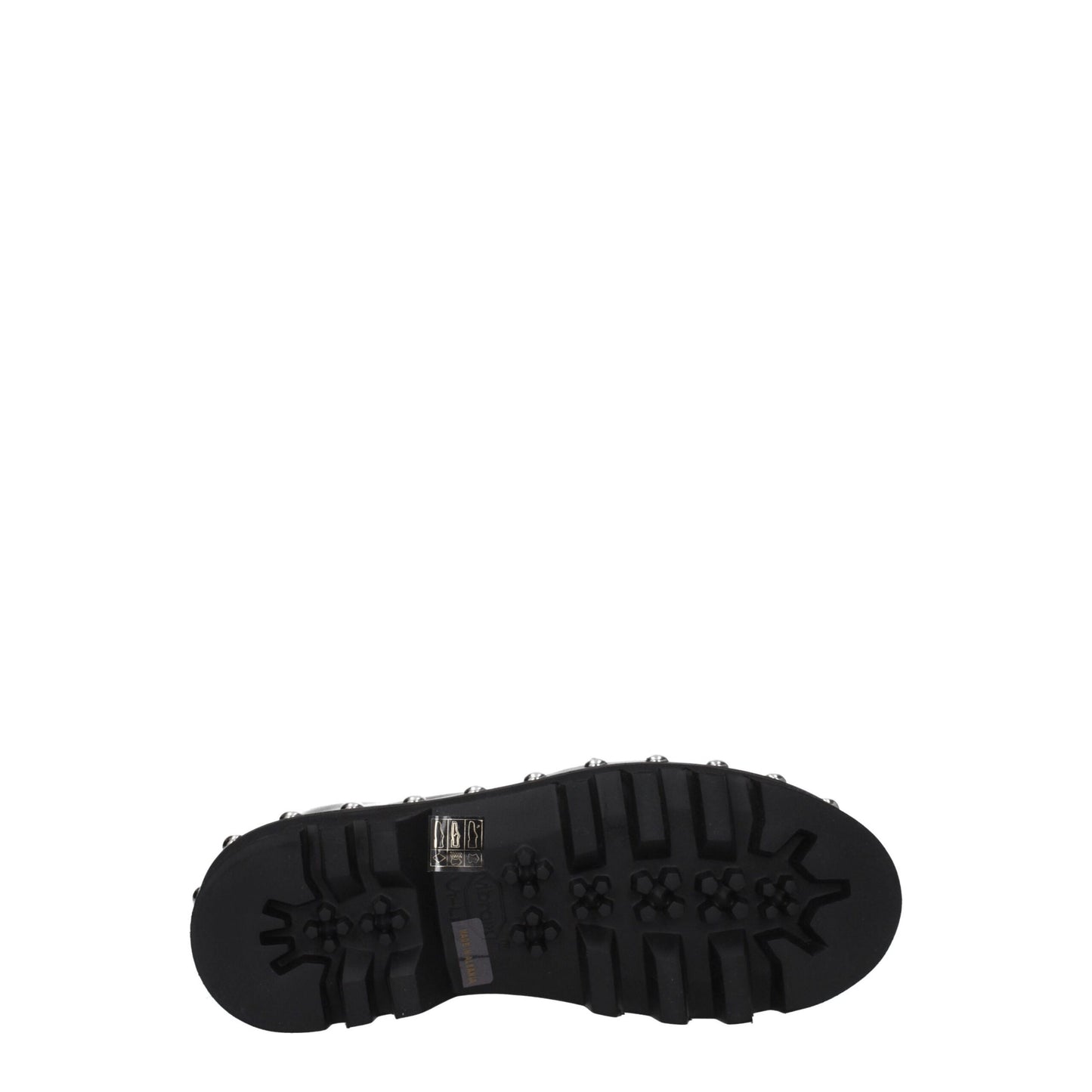 Furla Black Leather Ankle Boots with Vintage Effect