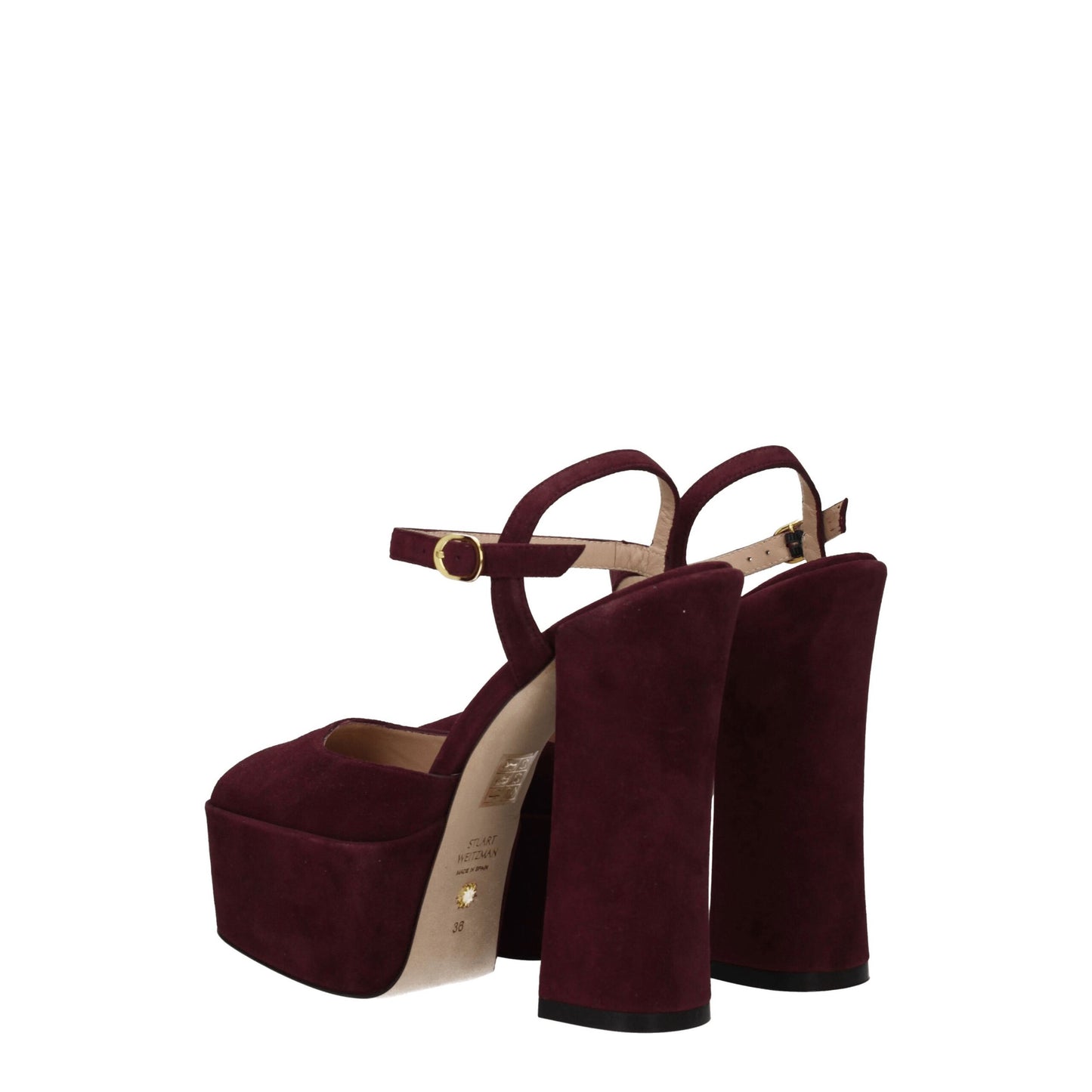 Stuart Weitzman Red Leather Sandal - Elevate Your Style