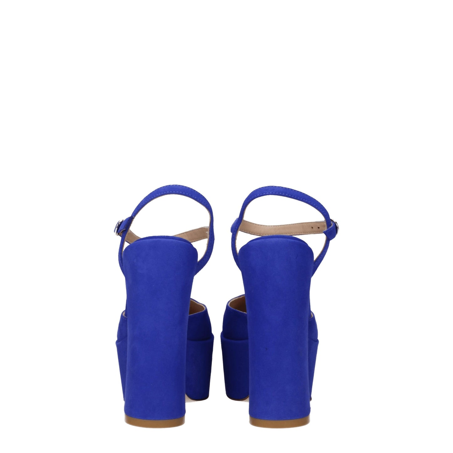 Stuart Weitzman Blue Leather Sandal