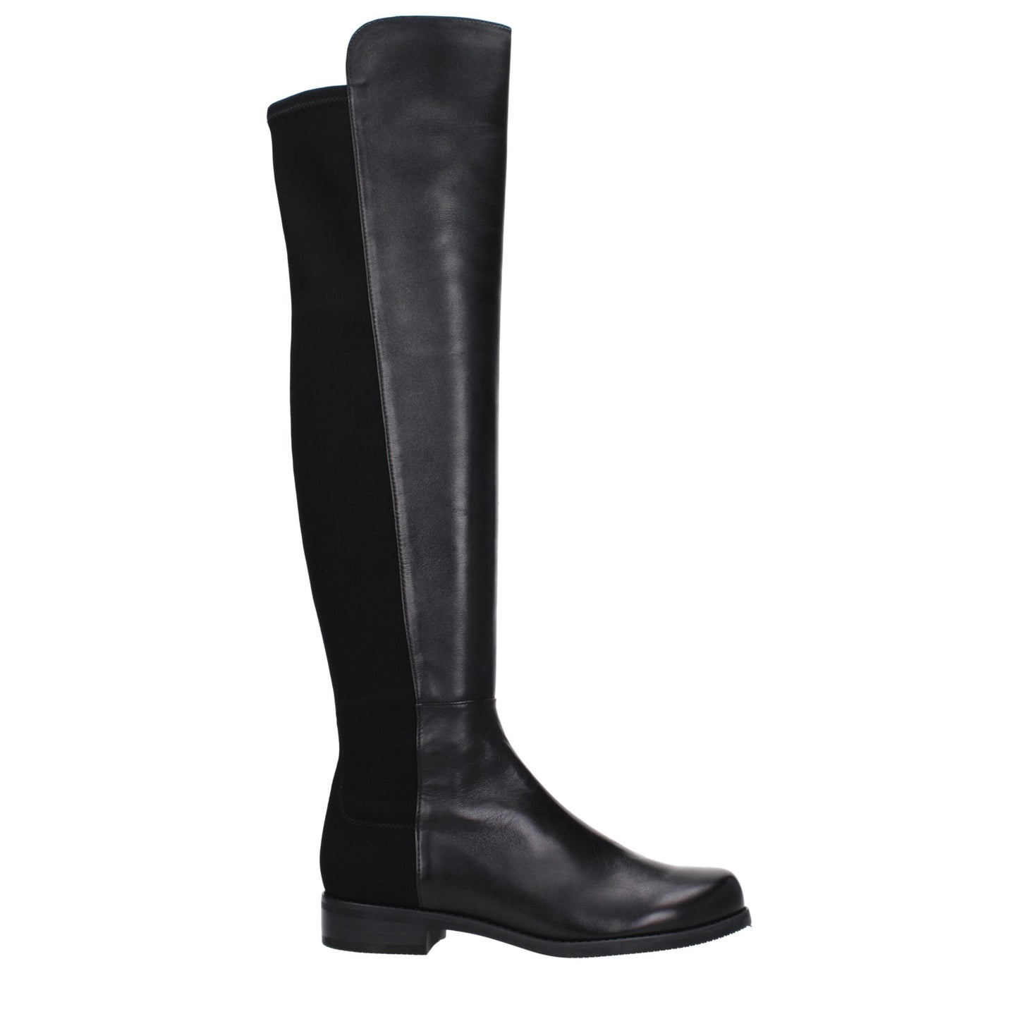Stuart Weitzman Black Leather Boot - Vintage Style