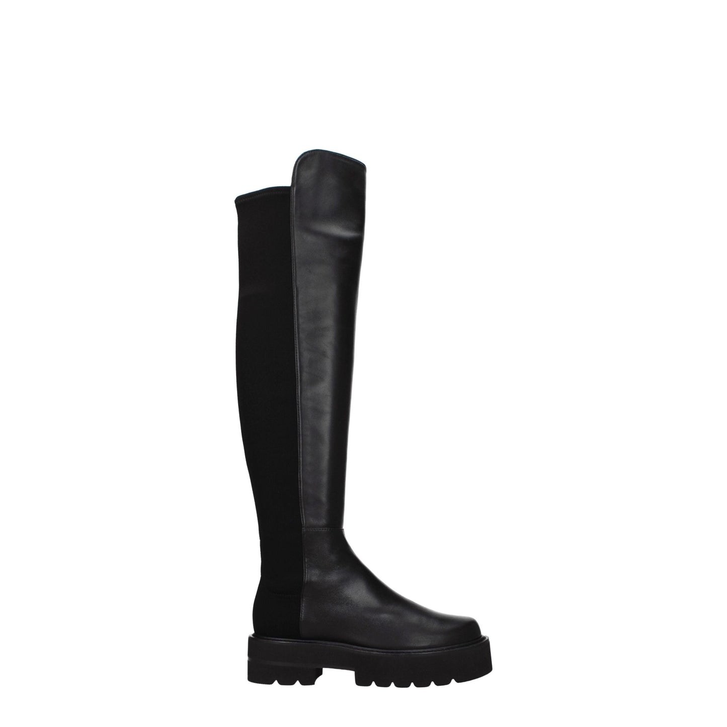Stuart Weitzman Black Leather Boot: Elegance Meets Comfort