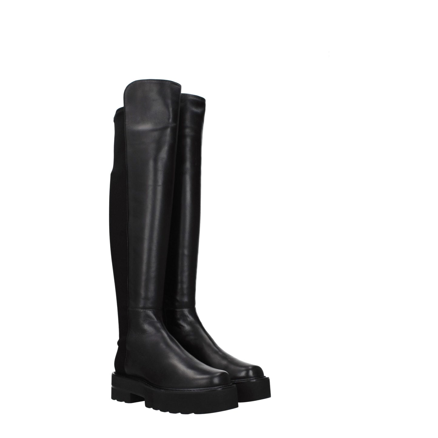 Stuart Weitzman Black Leather Boot: Elegance Meets Comfort