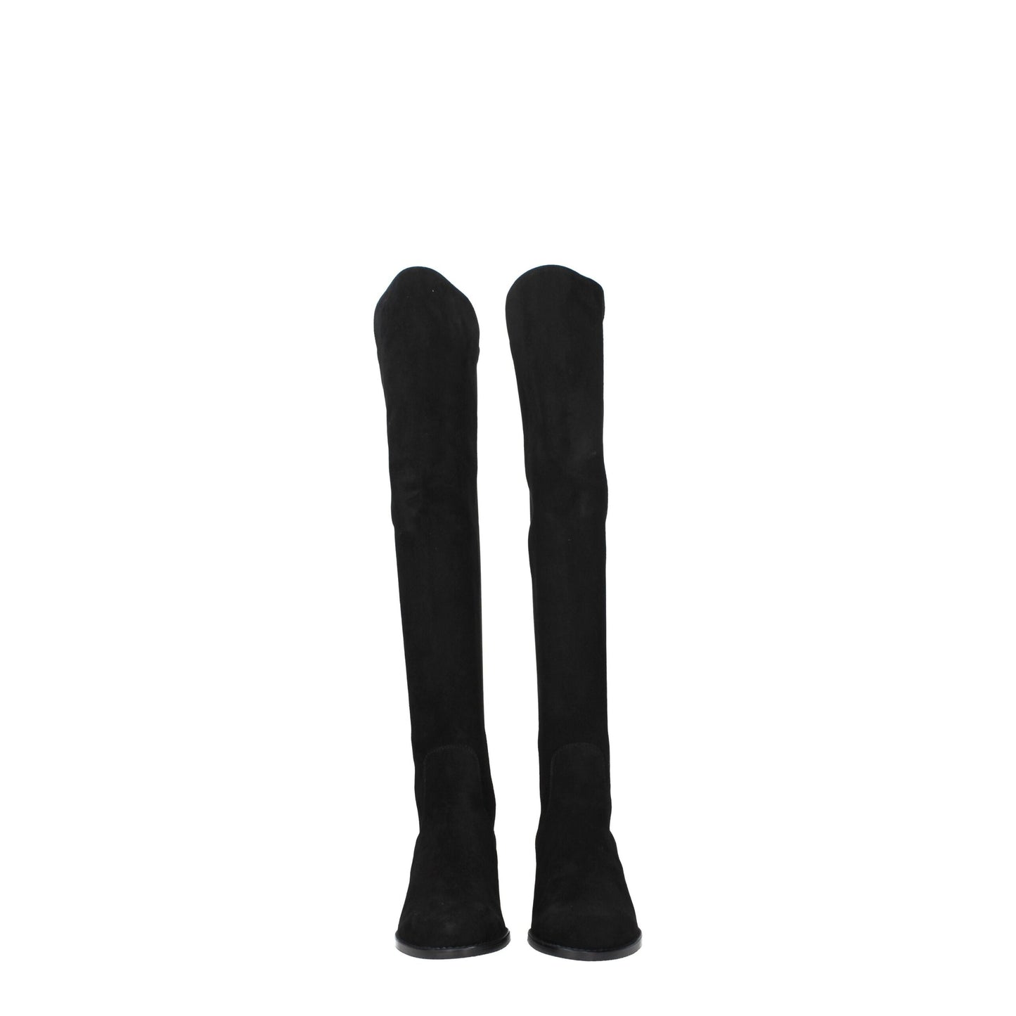 Stuart Weitzman Black Leather Boot - Classic Vintage Elegance