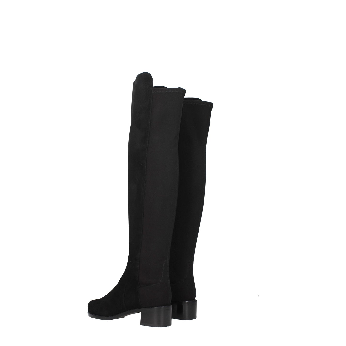 Stuart Weitzman Black Leather Boot - Classic Vintage Elegance
