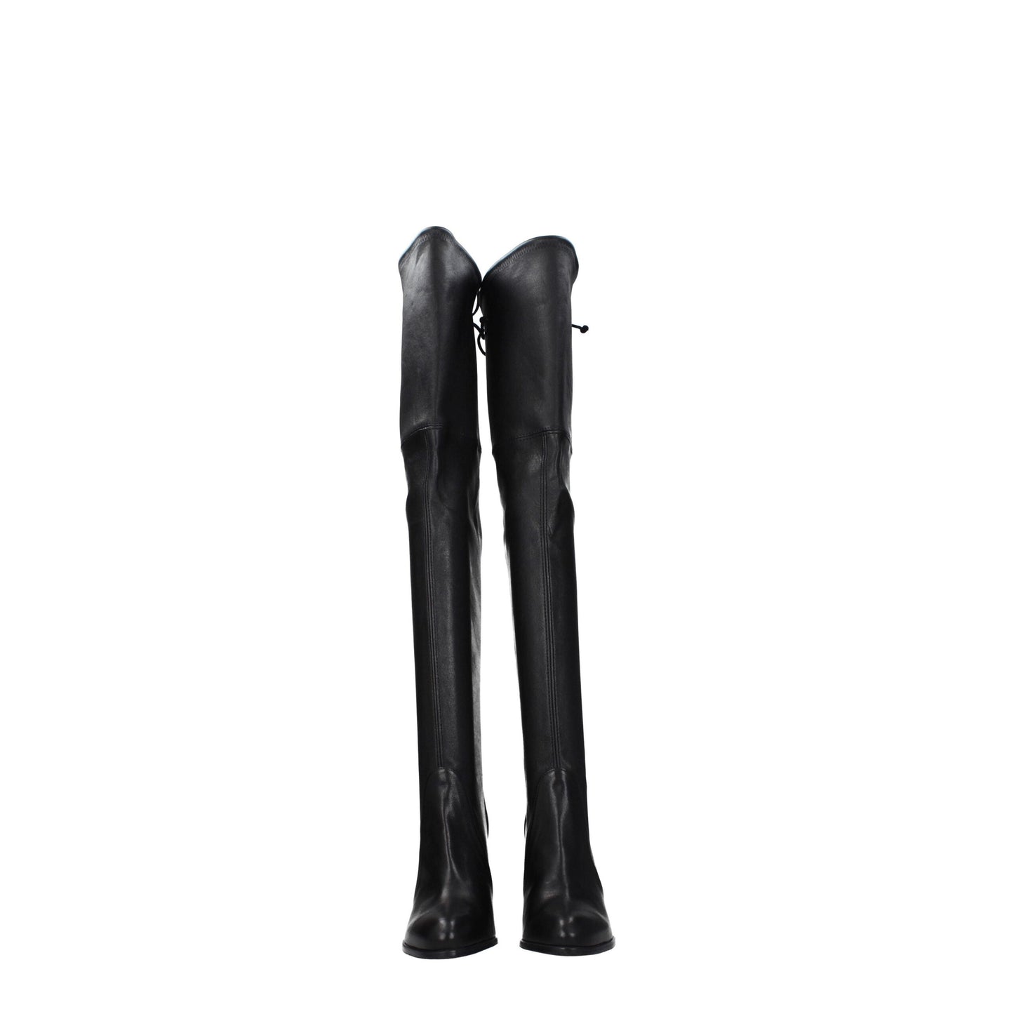Stuart Weitzman Black Leather Boot - Highland Collection