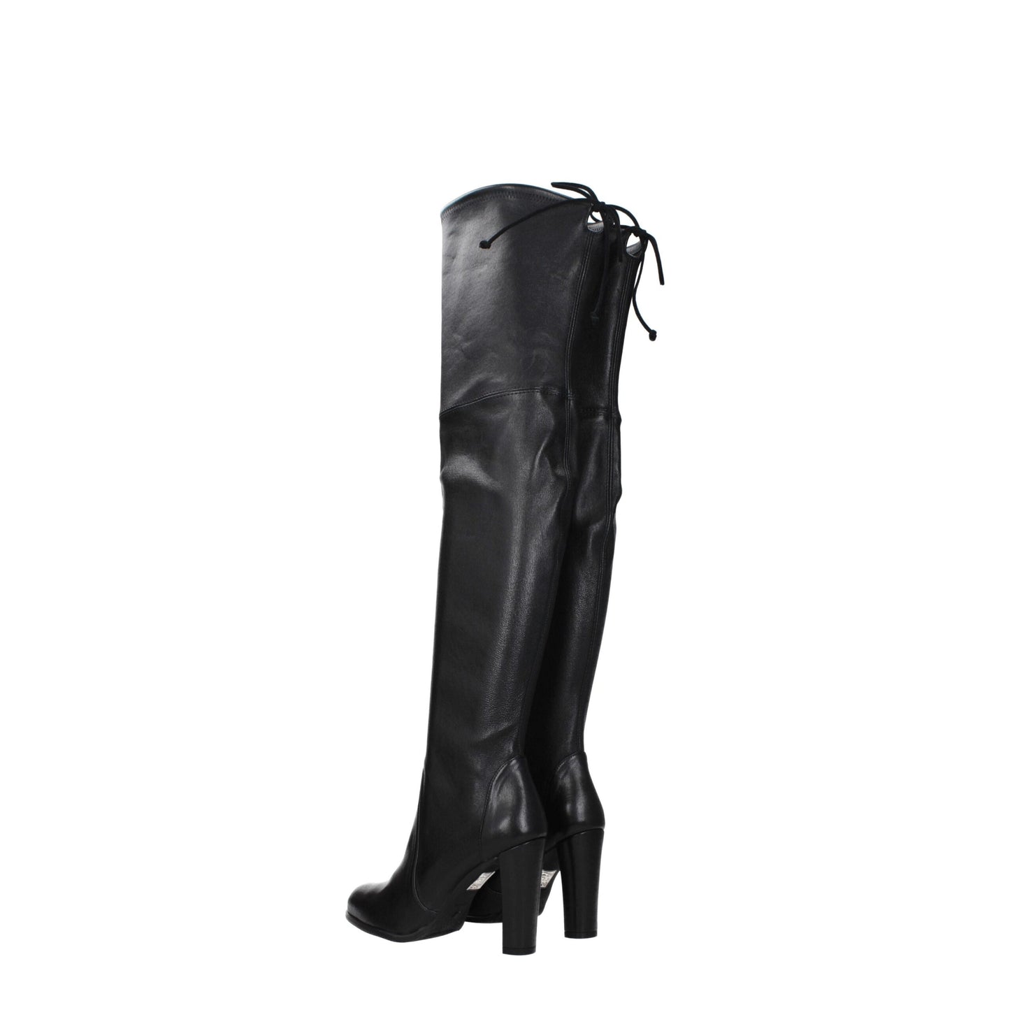 Stuart Weitzman Black Leather Boot - Highland Collection