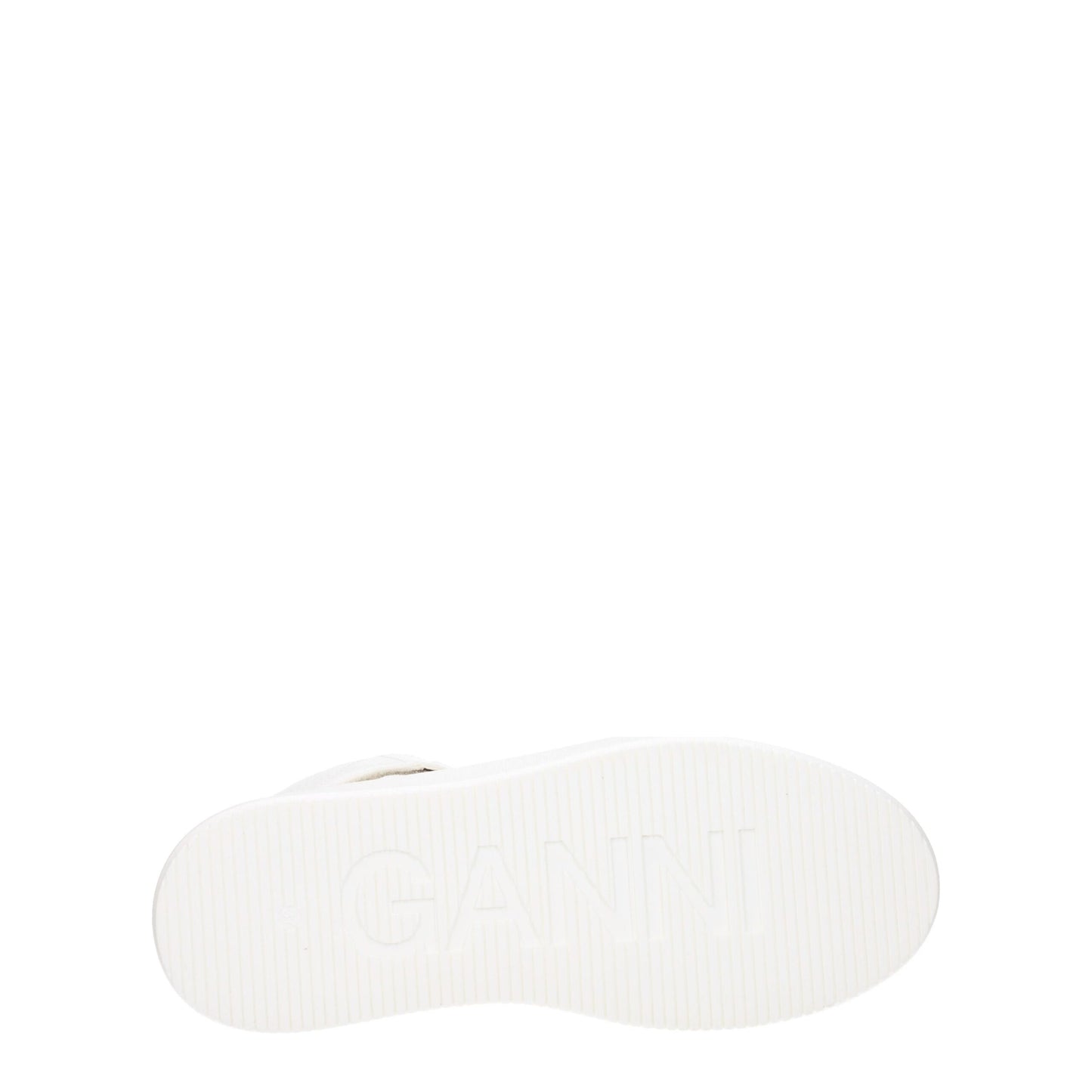 Ganni White Leather Sneakers - Stylish and Comfortable Streetwear