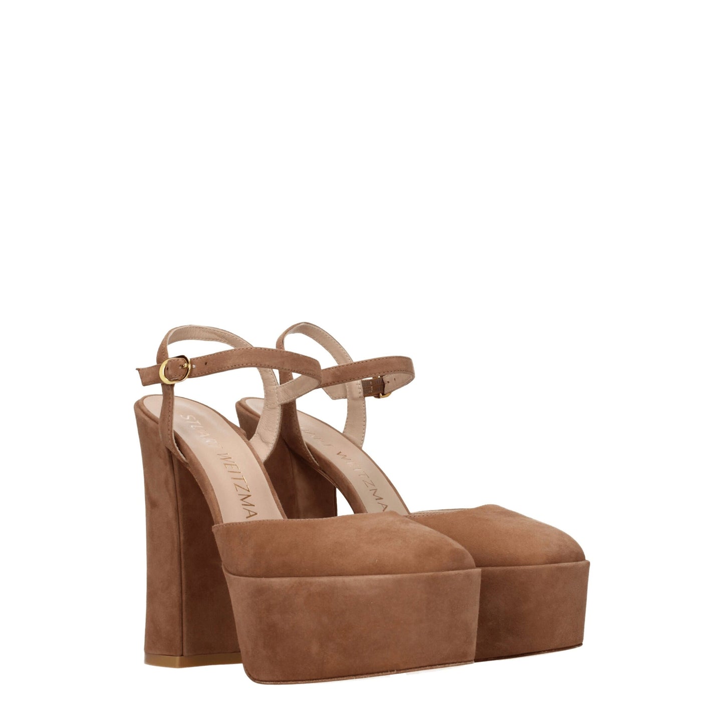 Stuart Weitzman Beige Leather Sandal: Elevate Your Style