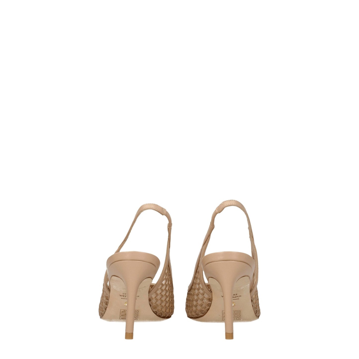 Stuart Weitzman Beige Leather Sandal - Effortless Elegance
