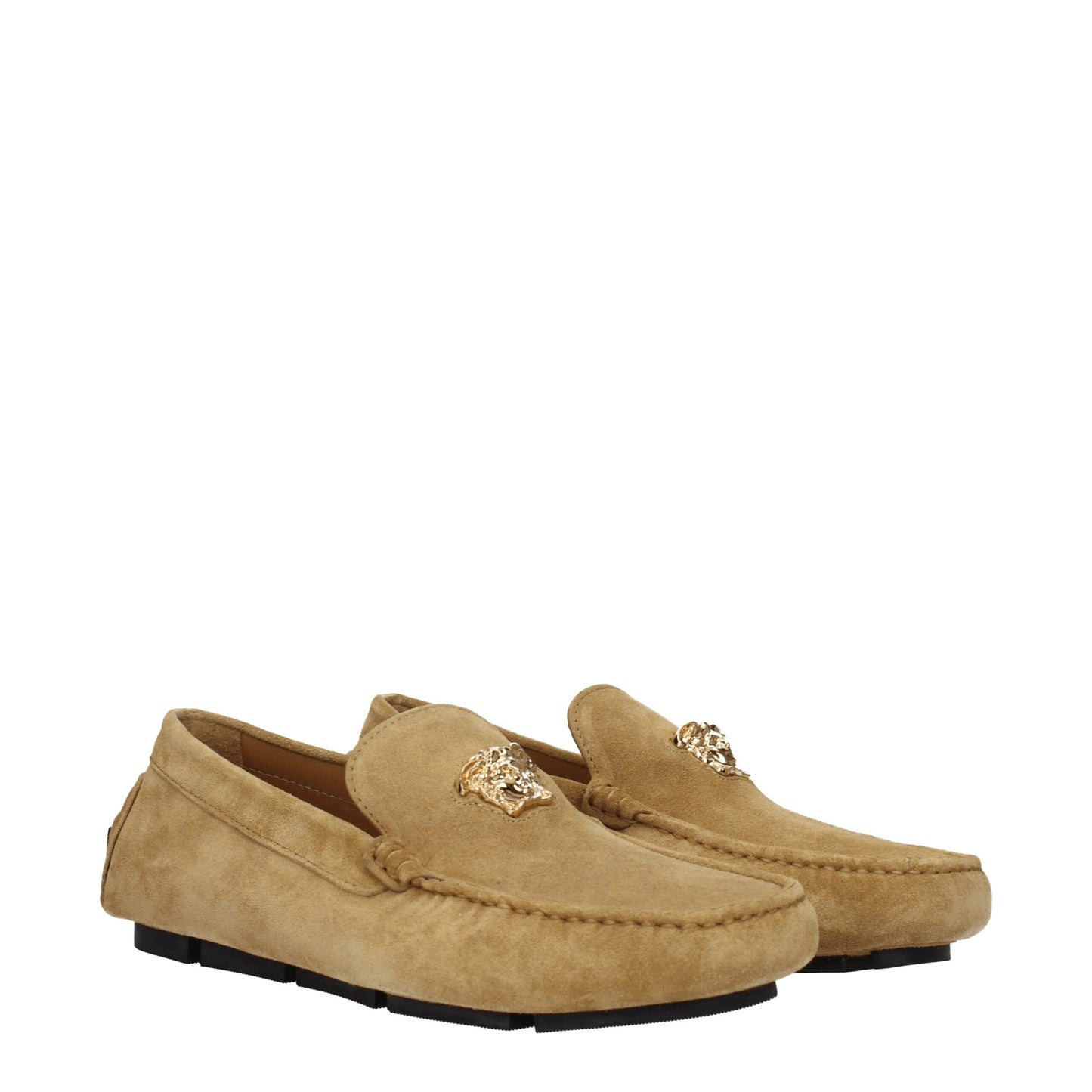 Versace Beige Leather Loafer: A Luxurious Step Forward
