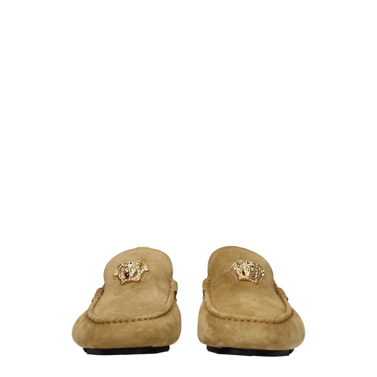 Versace Beige Leather Loafer: A Luxurious Step Forward