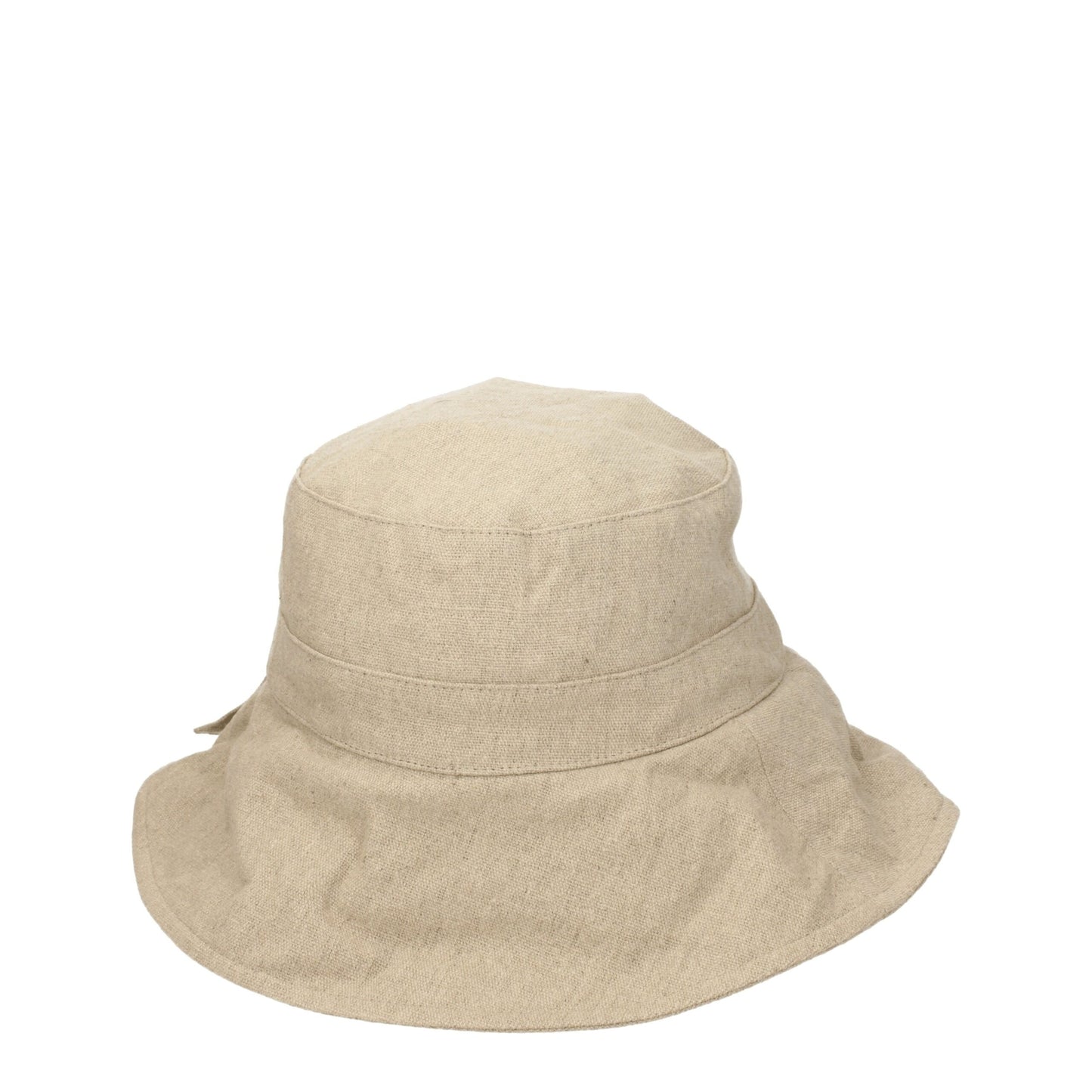 Jacquemus Beige Linen Hat - Effortless Chic
