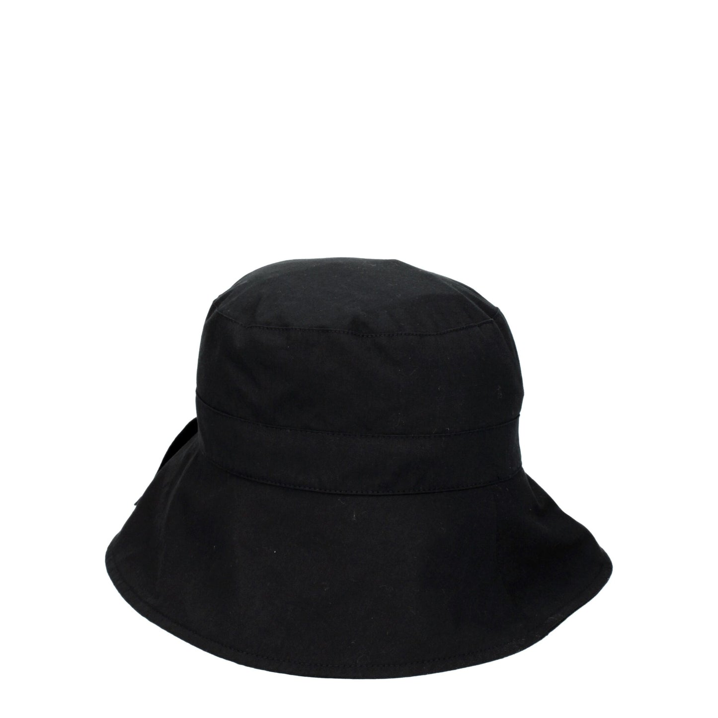 Jacquemus Black Cotton Hat - Vintage Style Accessory