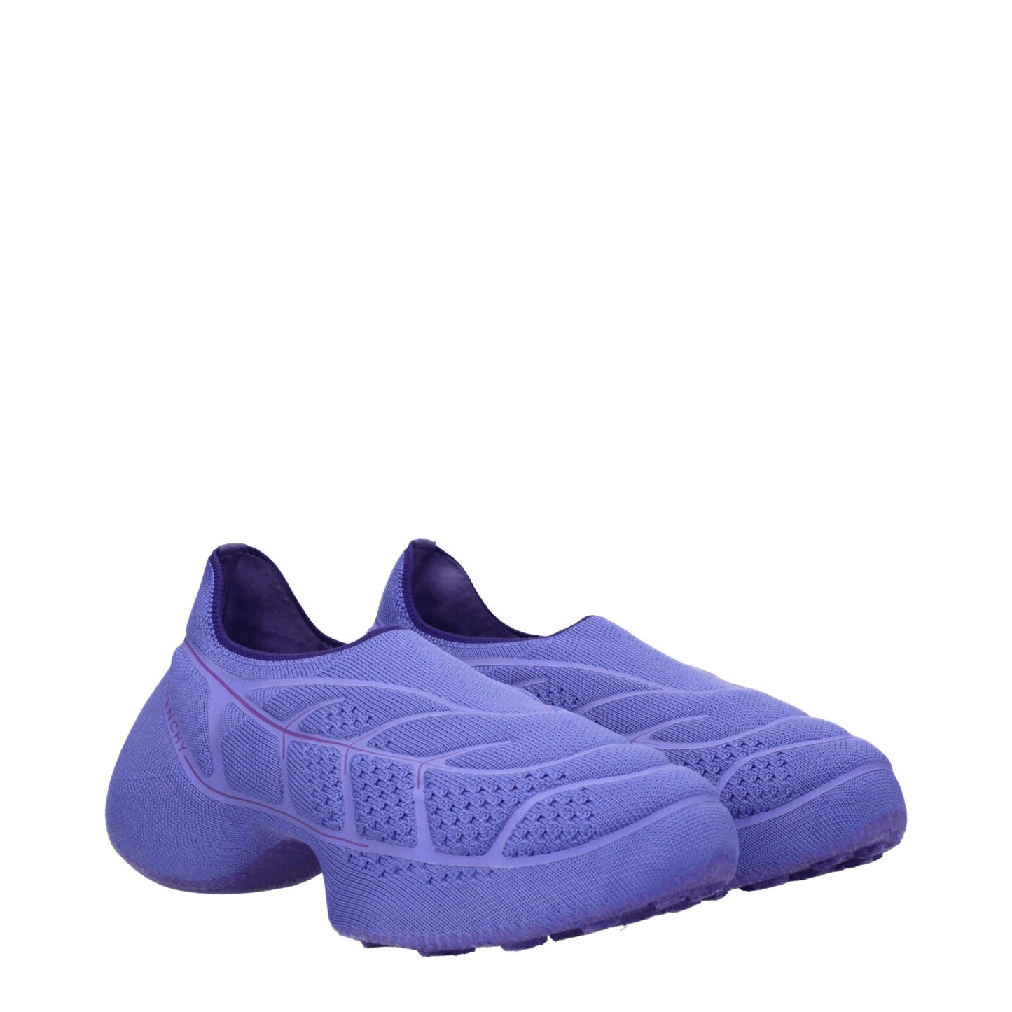 Givenchy Purple Fabric Ankle Slip-On