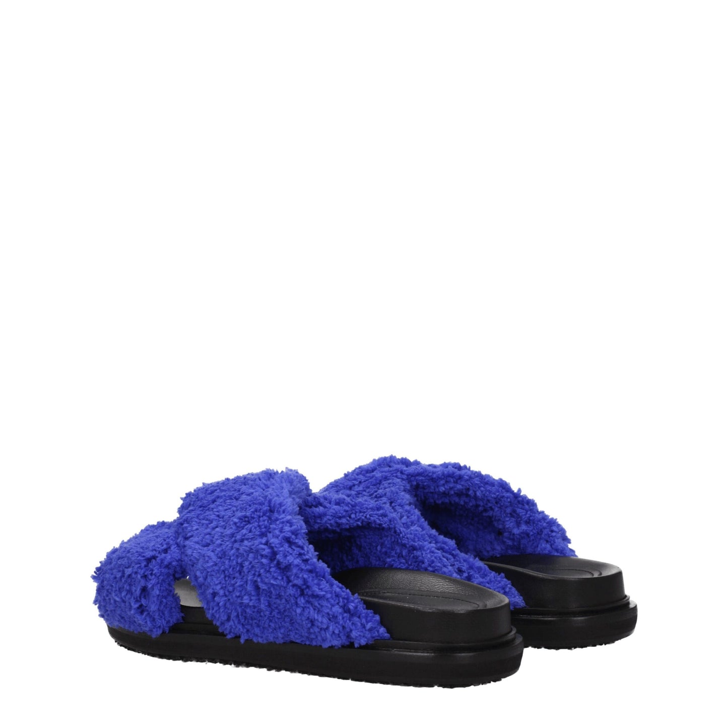 Marni Purple Fabric Slipper - Casual Elegance