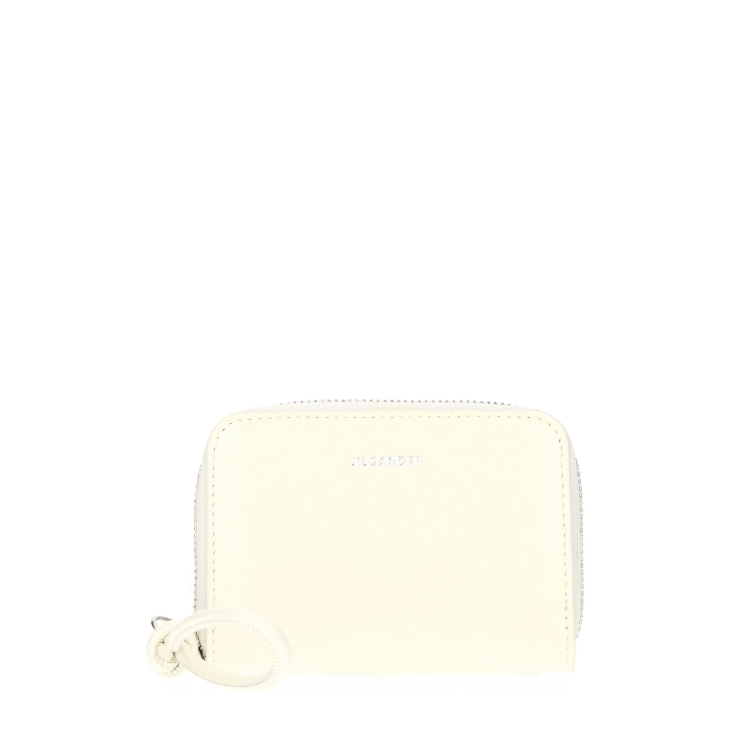 Jil Sander Beige Leather Wallet - Sophisticated Coin Purse