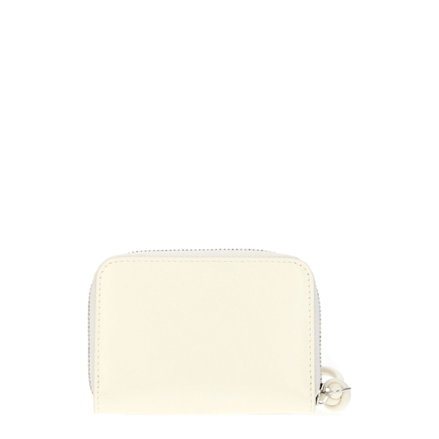 Jil Sander Beige Leather Wallet - Sophisticated Coin Purse
