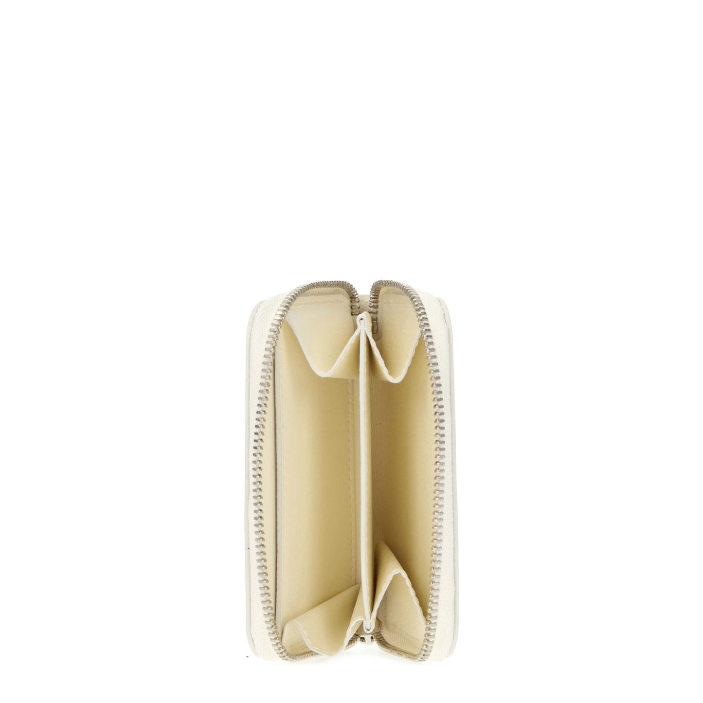 Jil Sander Beige Leather Wallet - Sophisticated Coin Purse