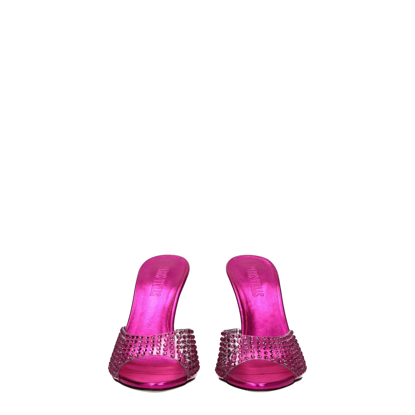 Paris Texas Transparent PVC Sandal in Shocking Pink