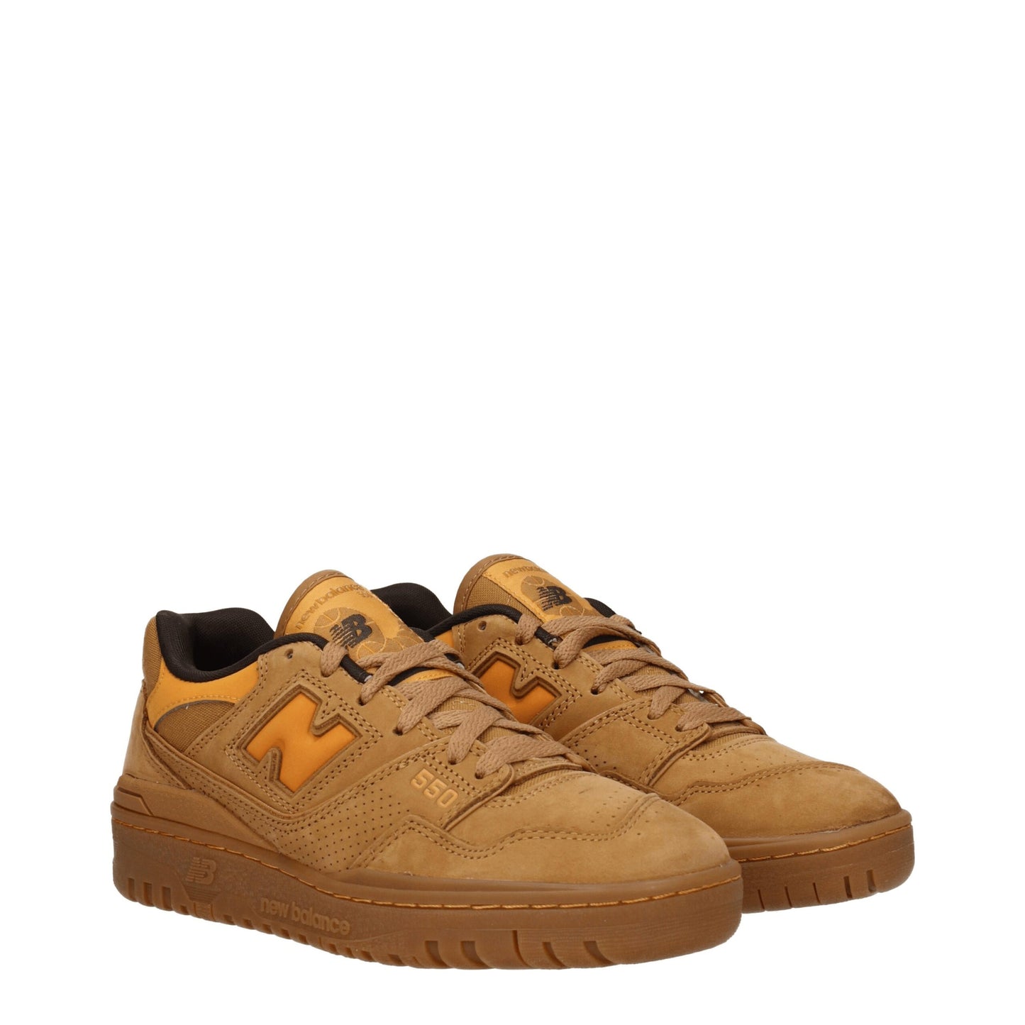 New Balance Brown Leather Sneakers - MPN UBB550WEA