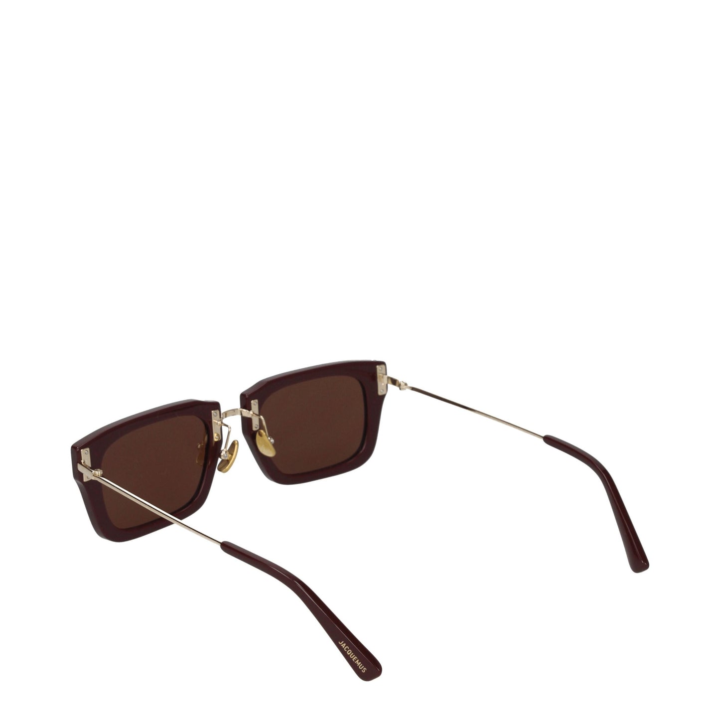 Jacquemus Brown Haircalf Sunglasses