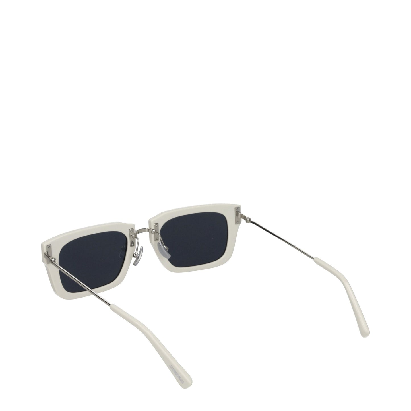 Jacquemus White Haircalf Sunglasses