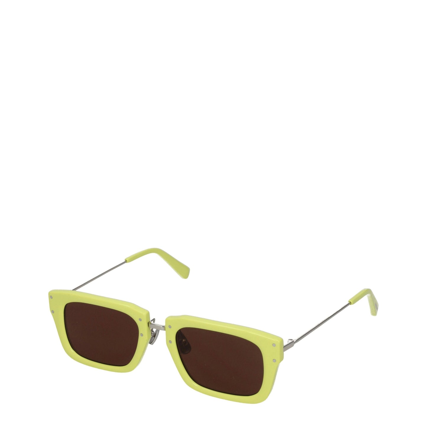 Jacquemus Yellow Haircalf Sunglasses