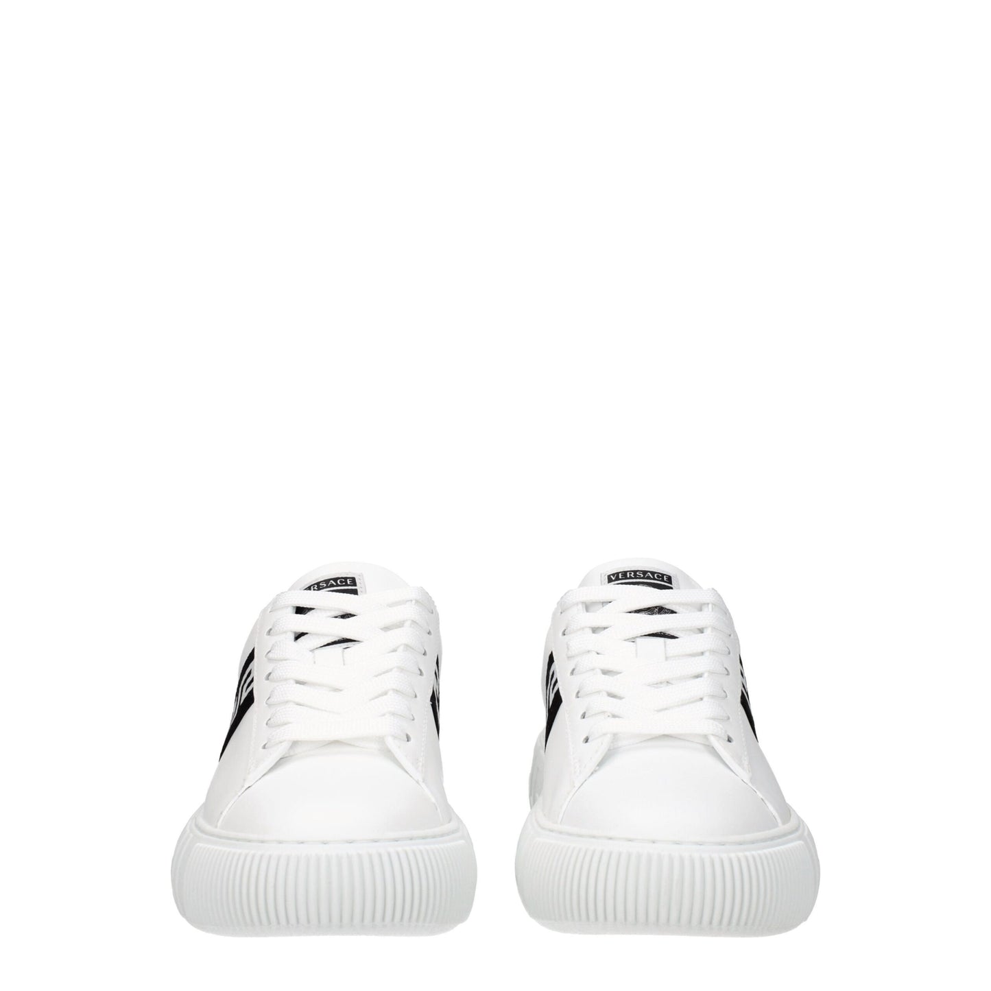Versace White Leather Sneakers: An Epitome of Casual Luxury