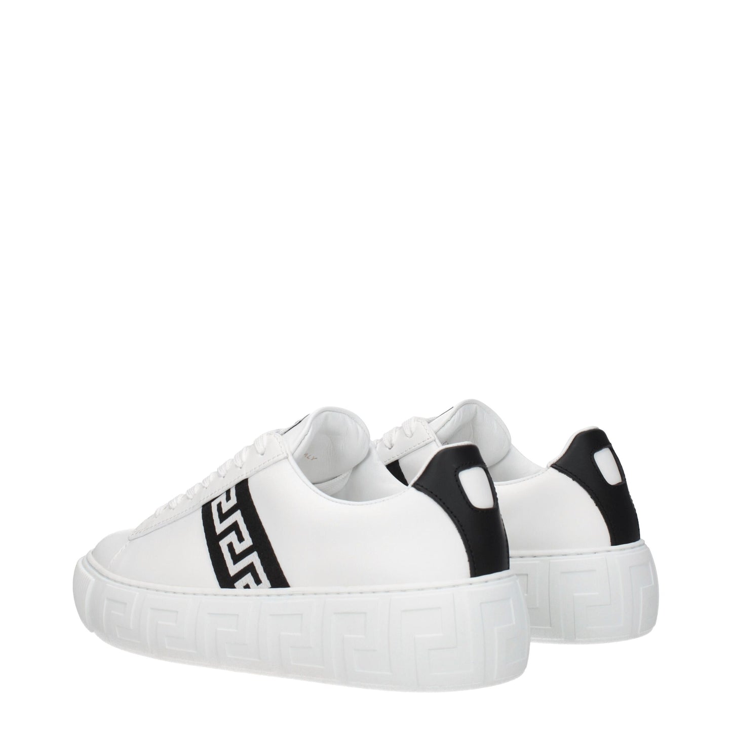 Versace White Leather Sneakers: An Epitome of Casual Luxury