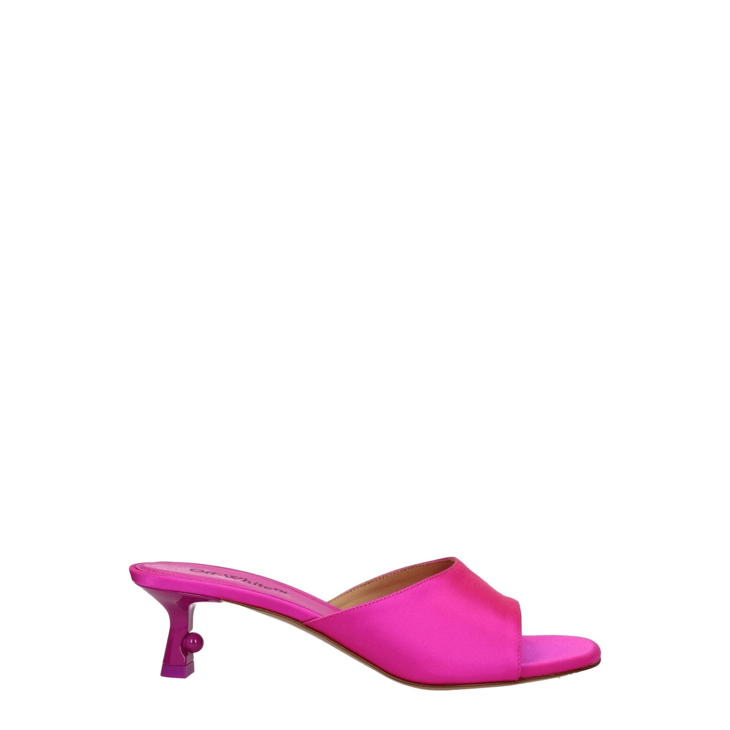 Off-White Pink Satin Sandal - Elevated Elegance