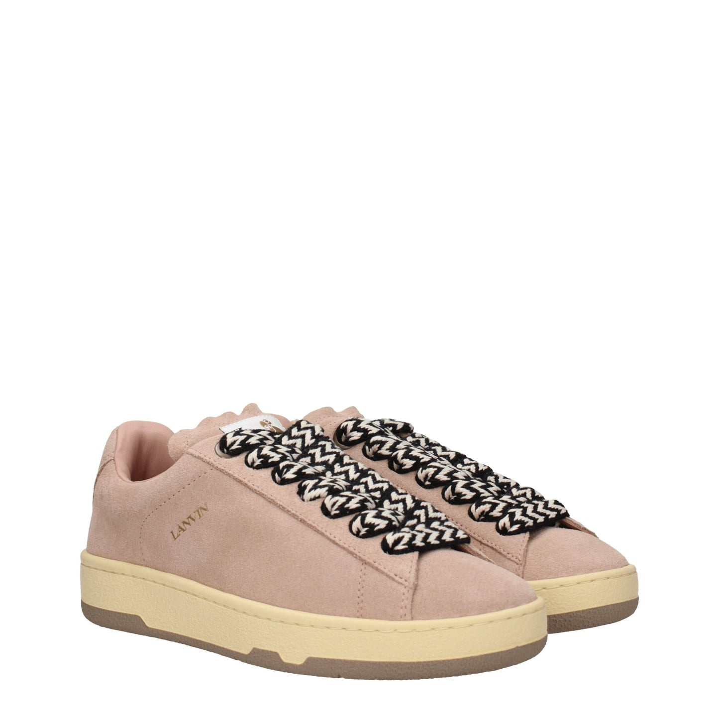 Lanvin Pink Leather Sneakers - Stylish Vintage Casual Footwear