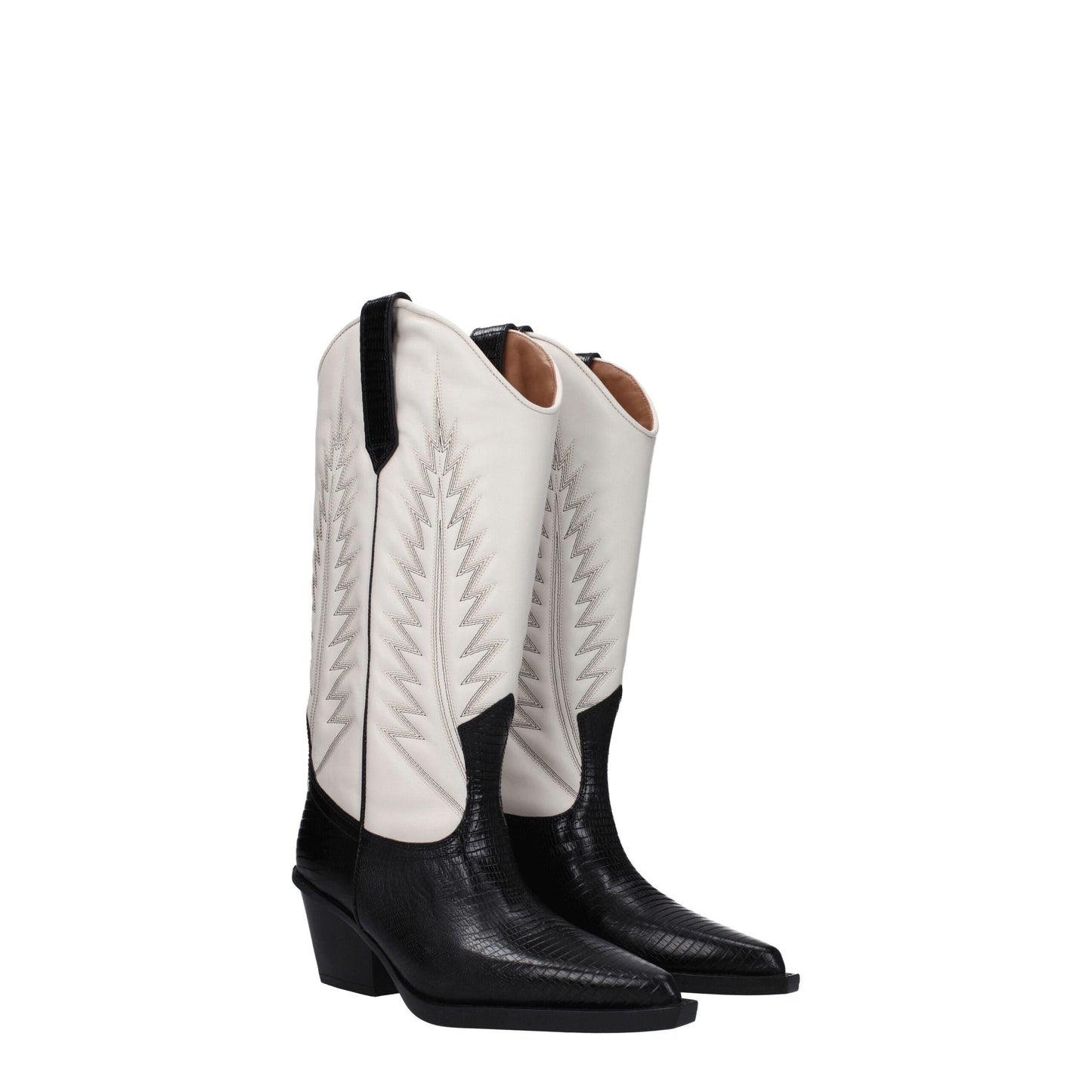 Paris Texas Beige Leather Boot - Elegant Style Meets Comfort