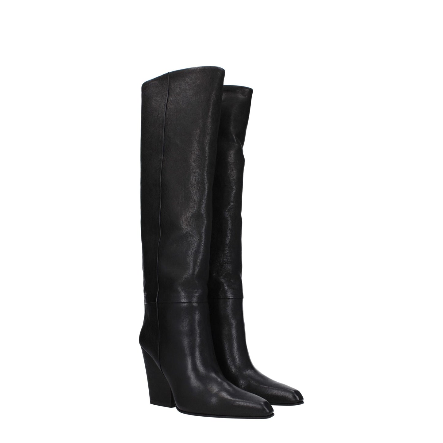 Paris Texas Black Leather Boot - Vintage Elegance Redefined