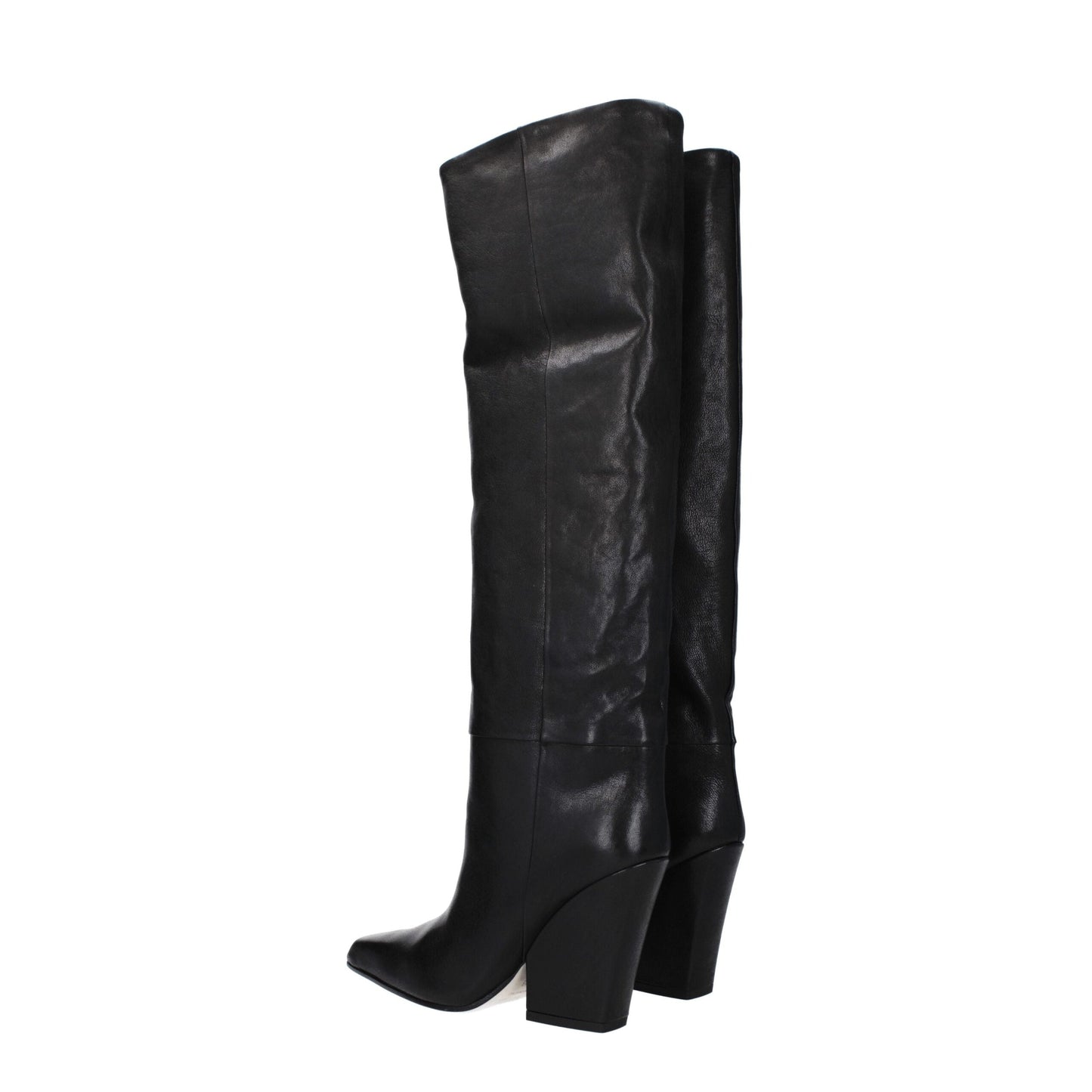 Paris Texas Black Leather Boot - Vintage Elegance Redefined