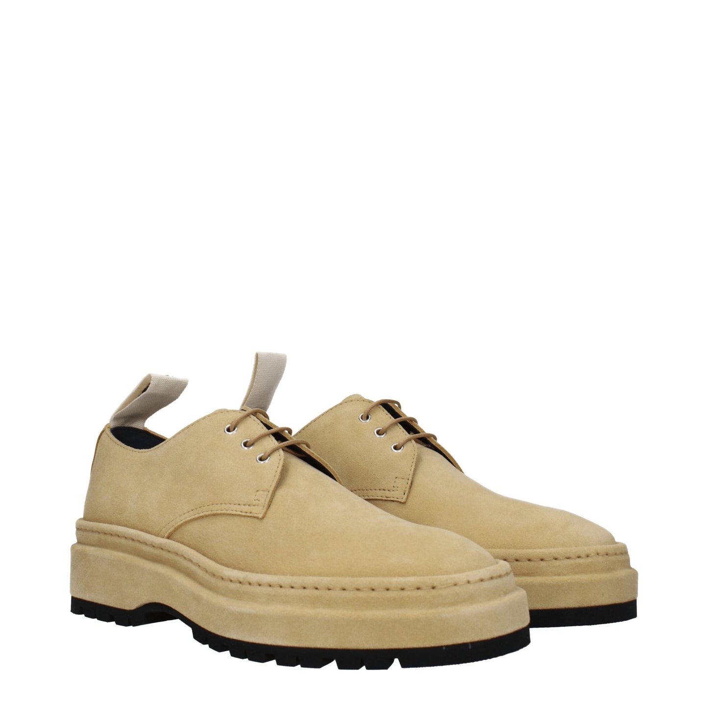 Jacquemus Beige Leather Oxfords and Derby
