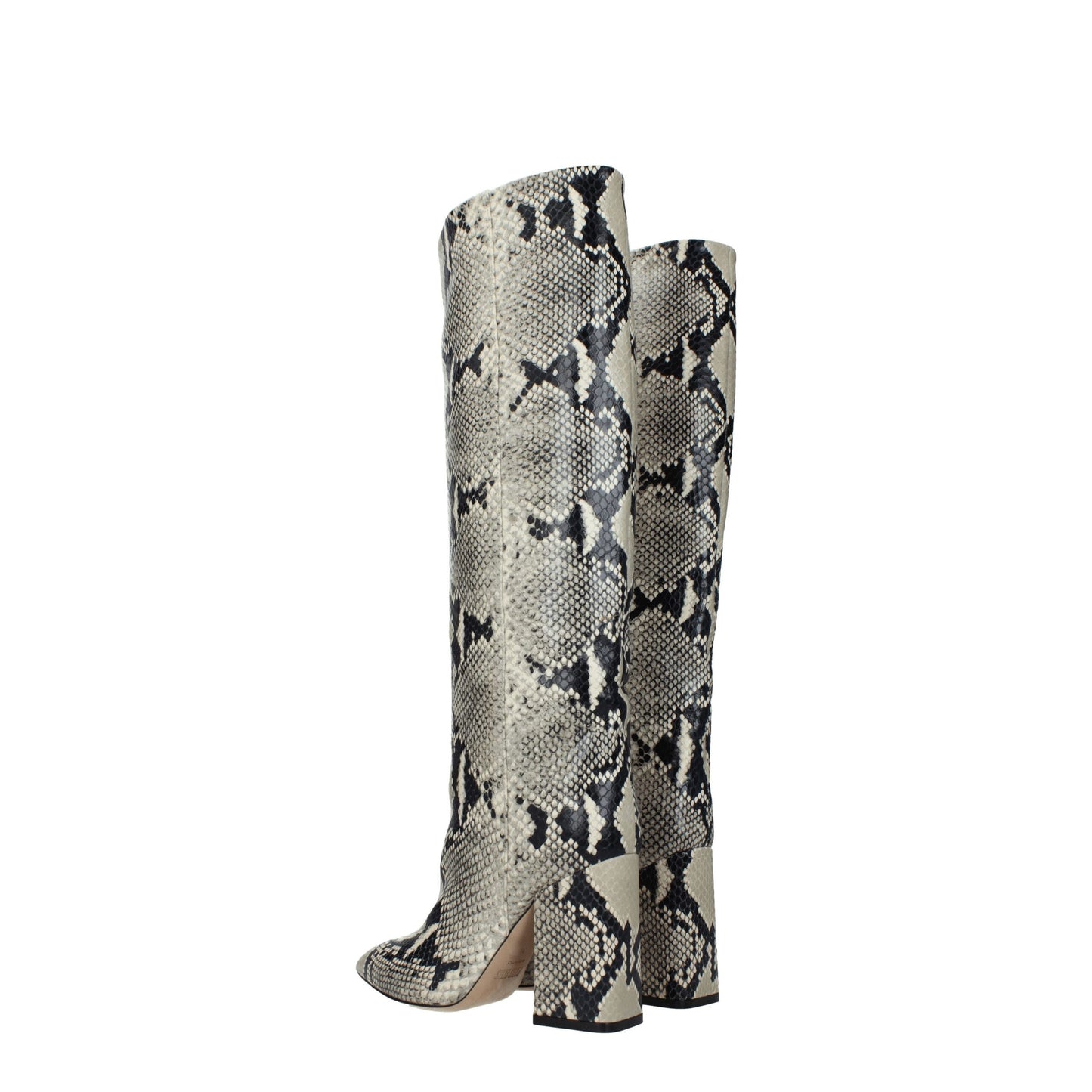 Paris Texas Beige Leather Boot - Elegant High Heel