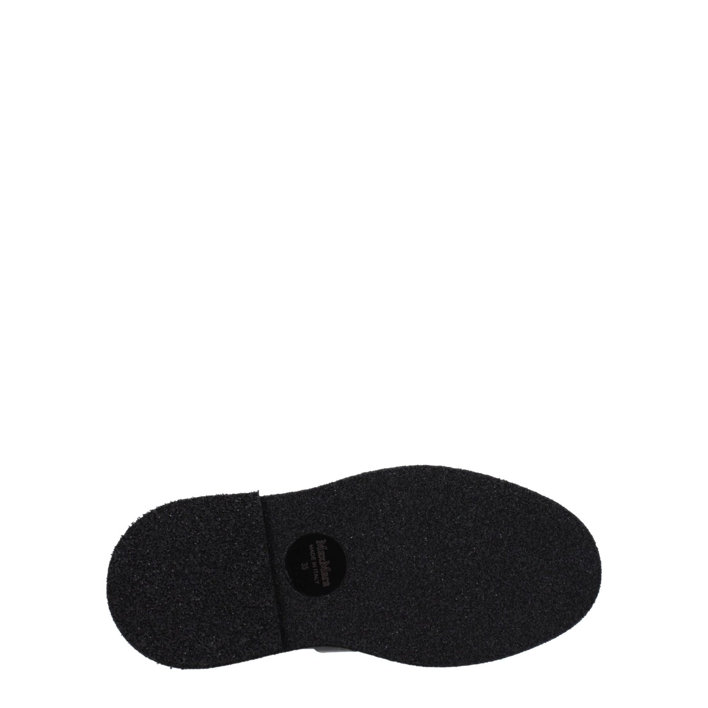 Max Mara Black Leather Oxfords and Derbies