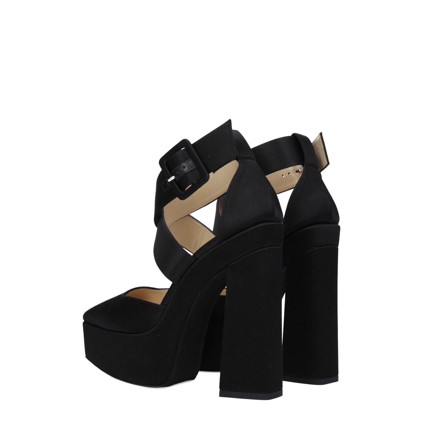 Jimmy Choo Black Satin Sandal - Elevate Your Elegance