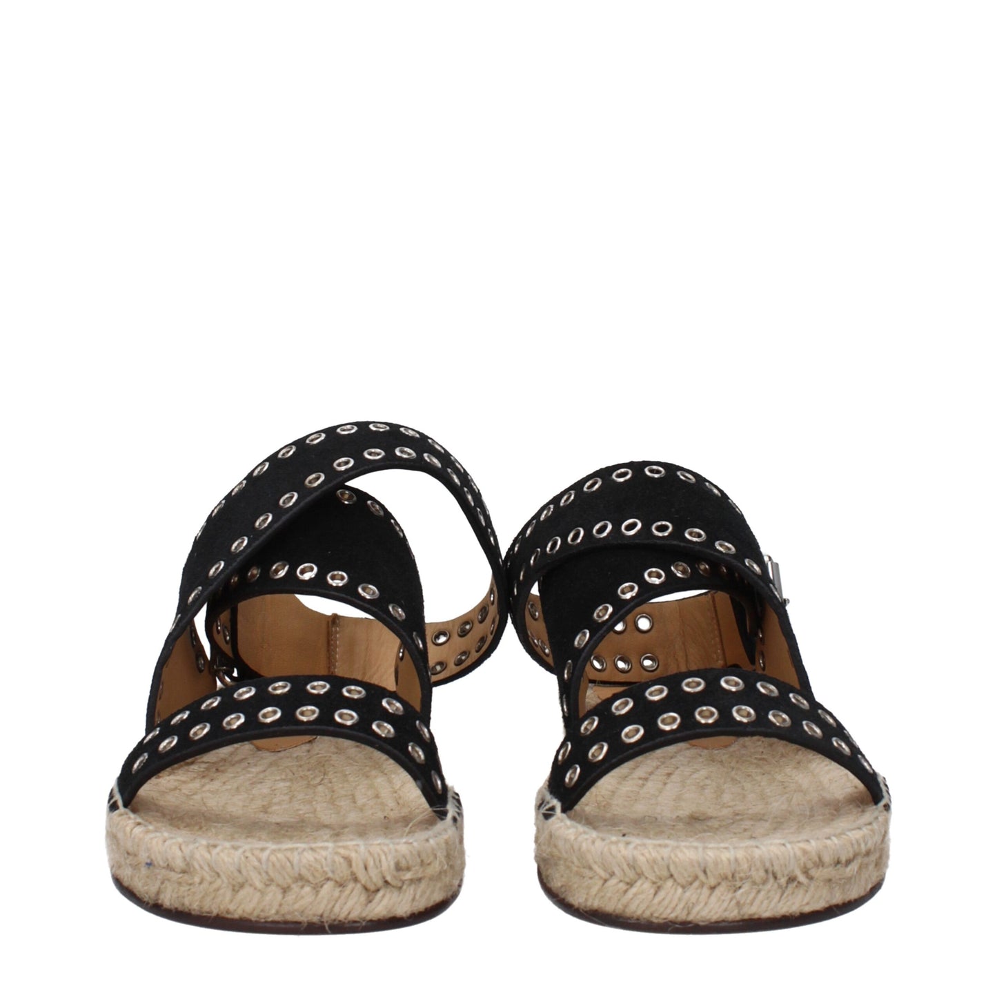 Isabel Marant Black Leather Sandal with Studs