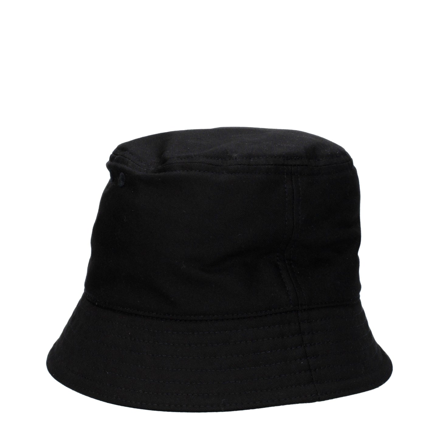 Valentino Garavani Black Cotton Hat with Front Logo