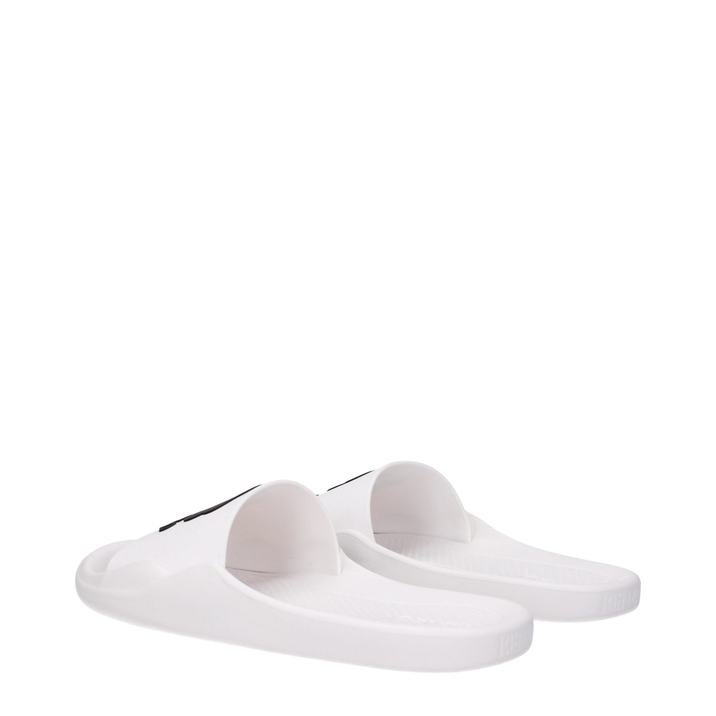 Kenzo White Cotton Slipper - Stylish Casual Comfort