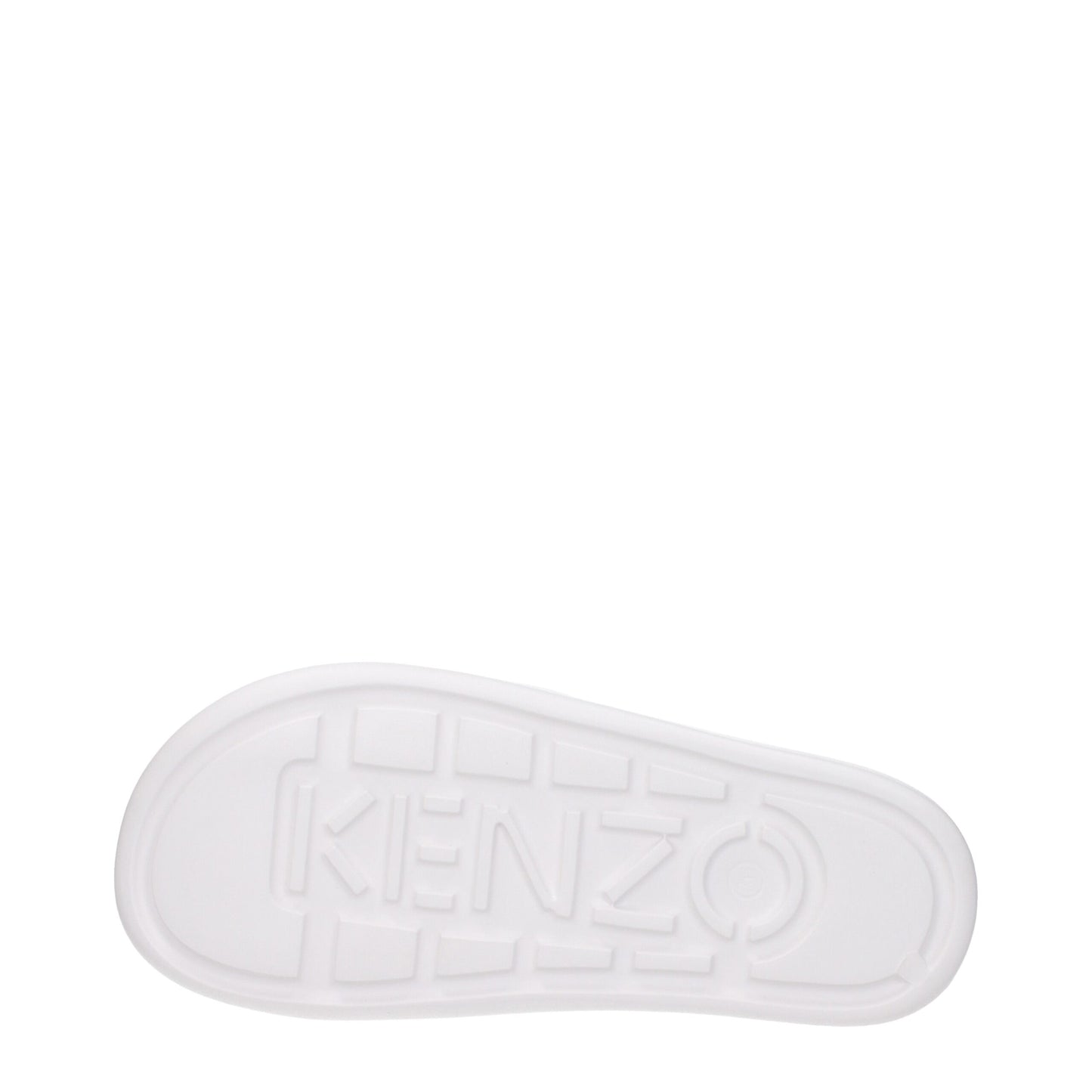 Kenzo White Cotton Slipper - Stylish Casual Comfort