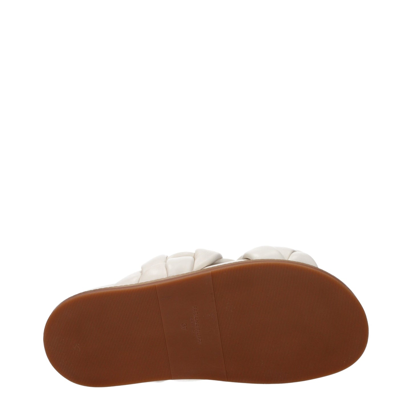 Fabiana Filippi Beige Braided Leather Sandal