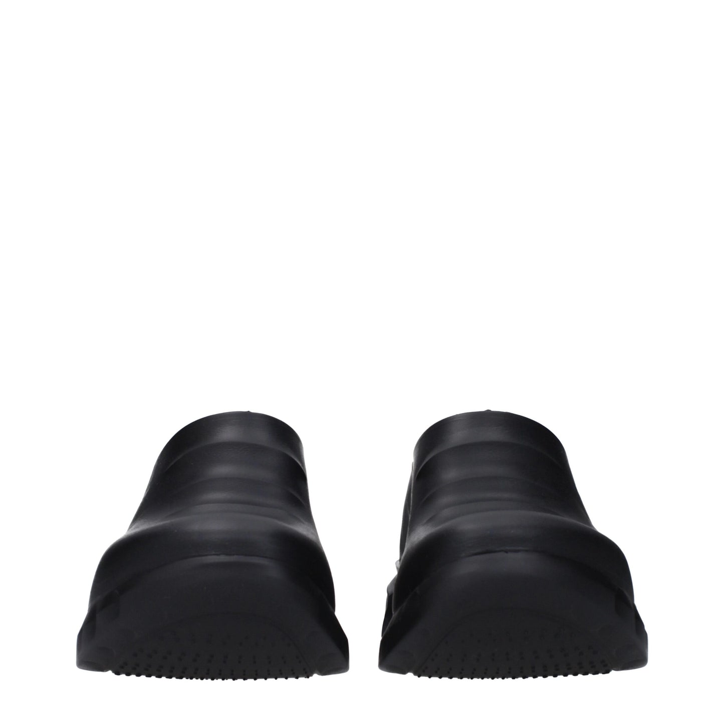 Givenchy Black Rubber Clogs