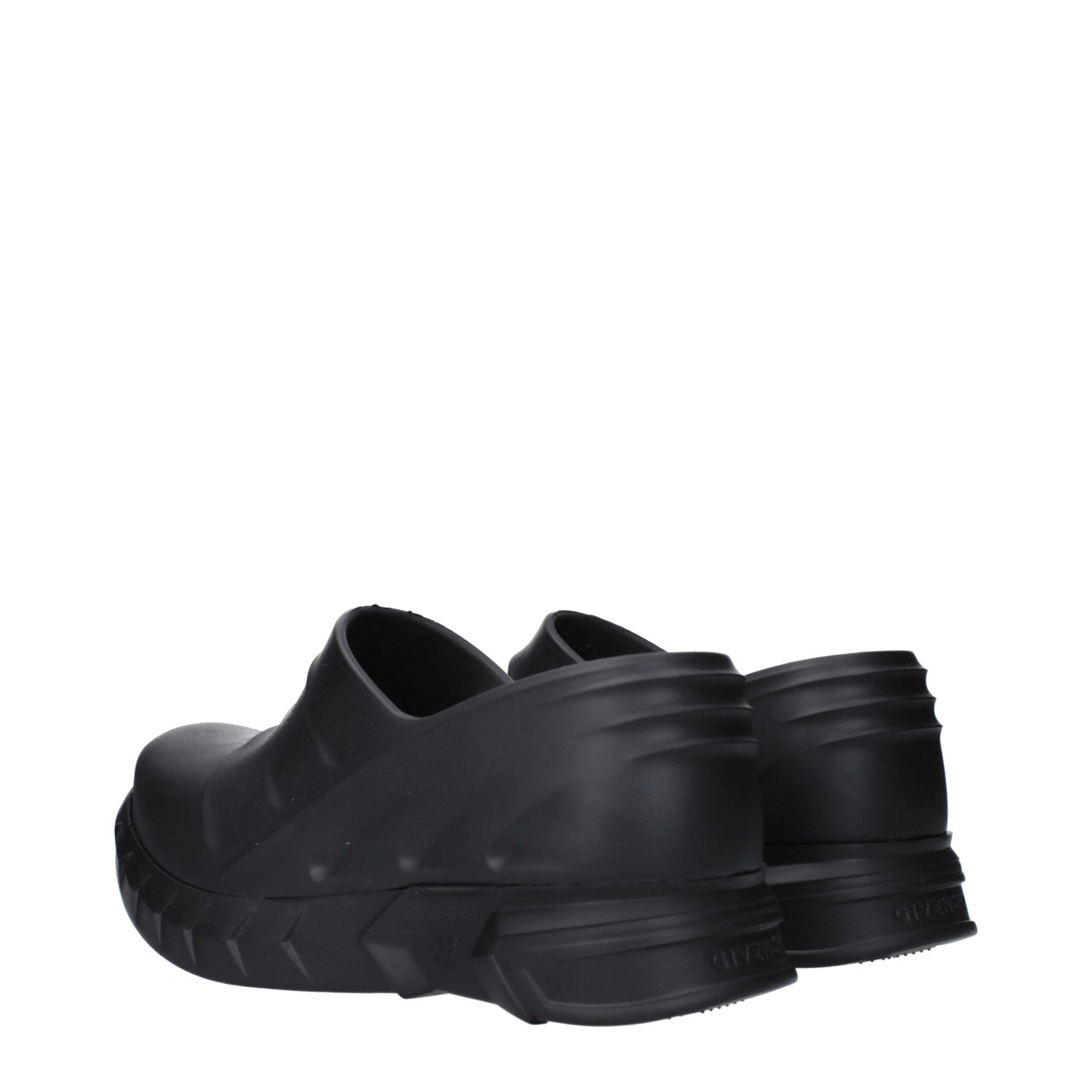 Givenchy Black Rubber Clogs
