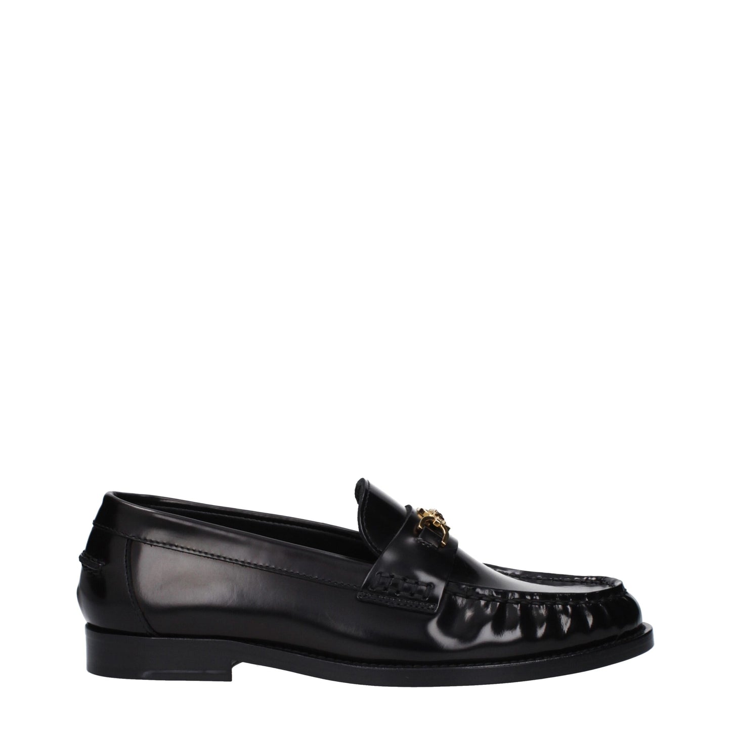 Versace Black Leather Loafer – A Statement of Luxury and Style