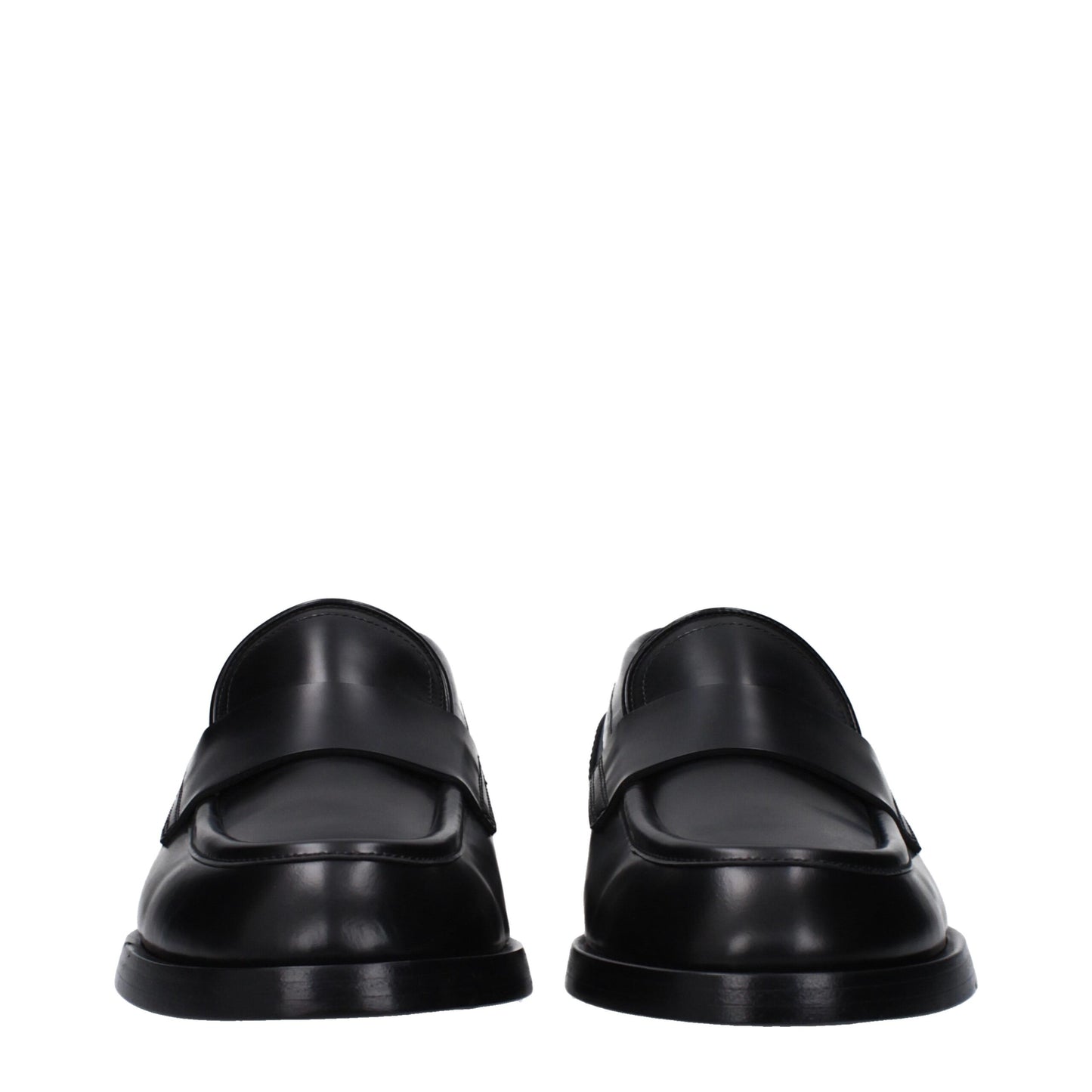 Dolce & Gabbana Black Leather Loafer
