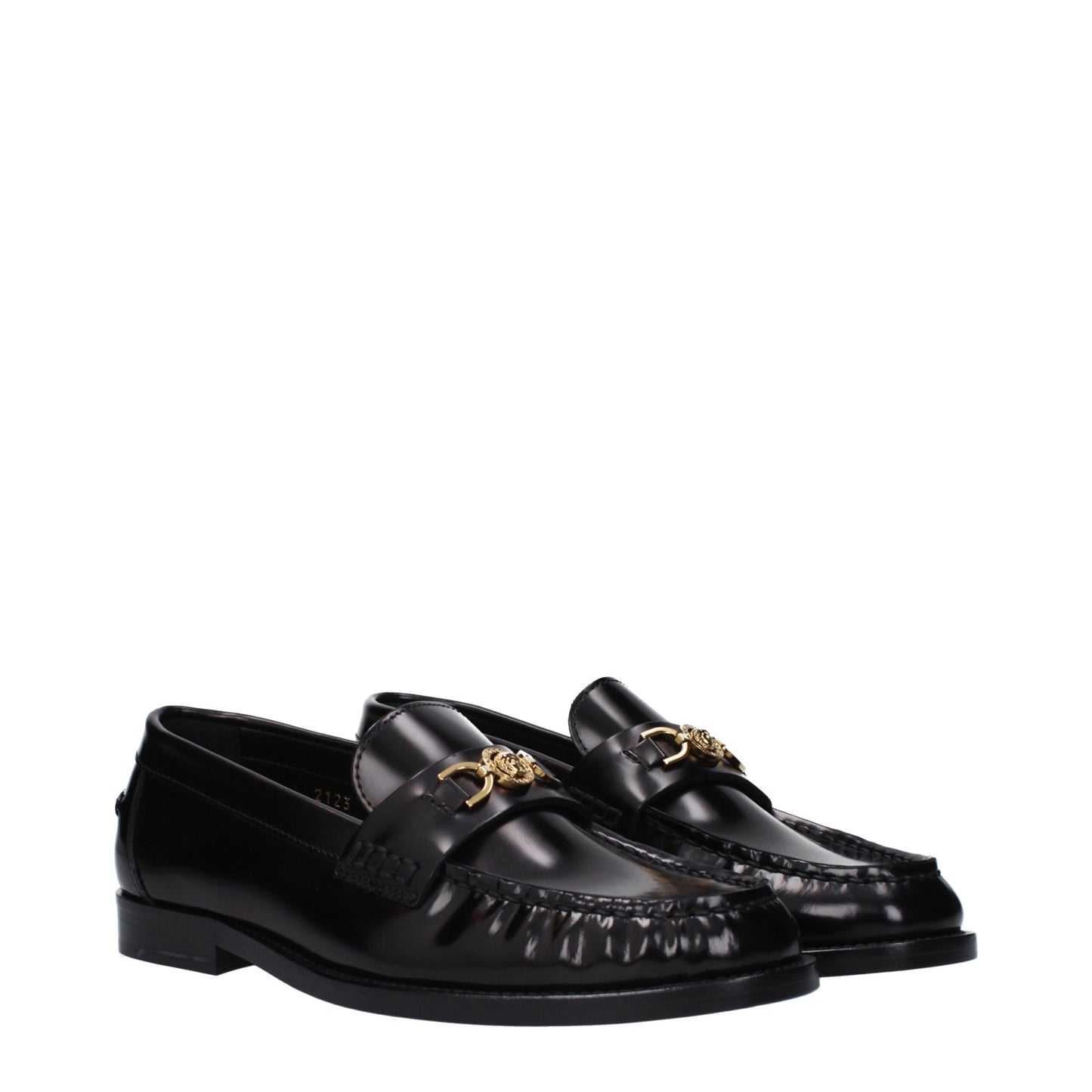 Versace Black Leather Loafer – A Statement of Luxury and Style
