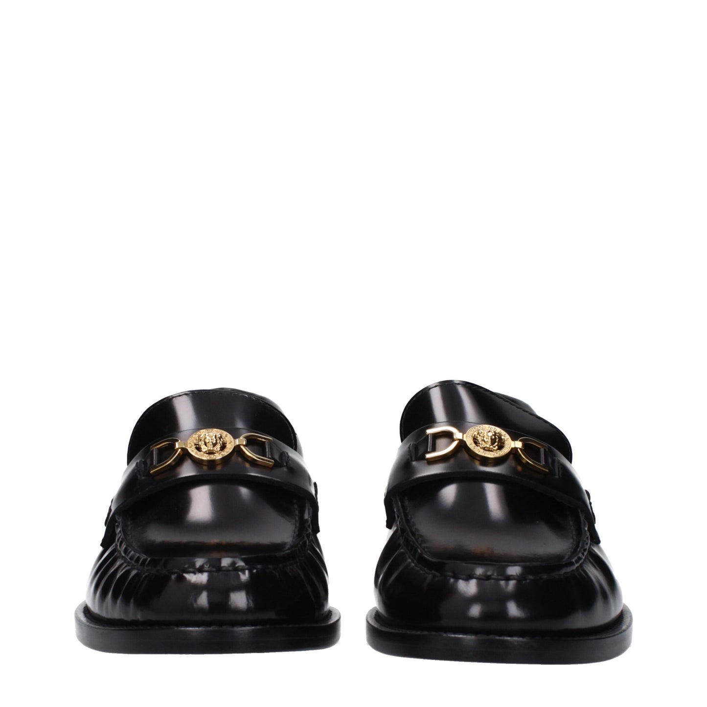 Versace Black Leather Loafer – A Statement of Luxury and Style