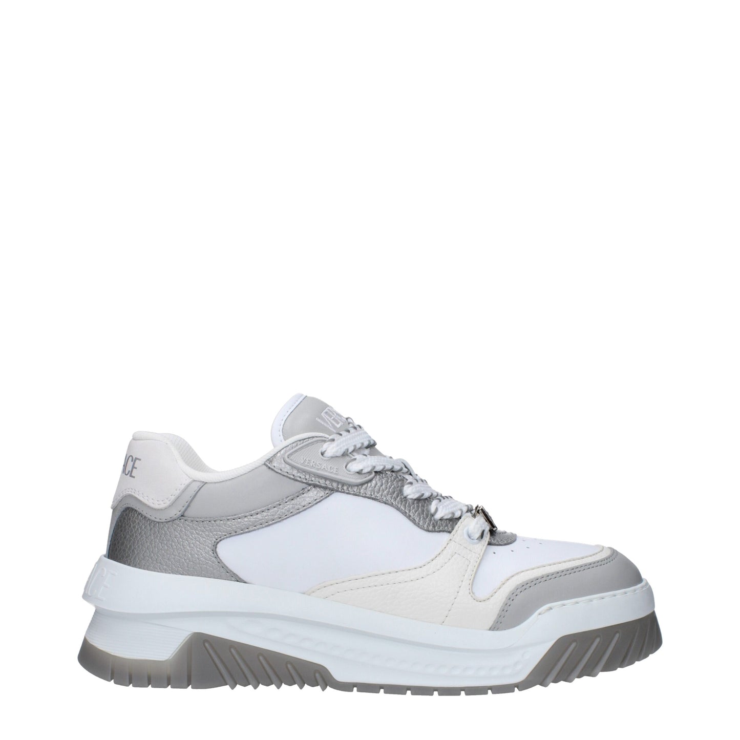 Versace White Leather Sneakers: Where Luxury Meets Style